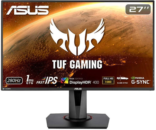 Asus TUF VG279QM Gaming Monitor 27" FHD 1920x1080 IPS HDR10 NVIDIA G-Sync 280Hz