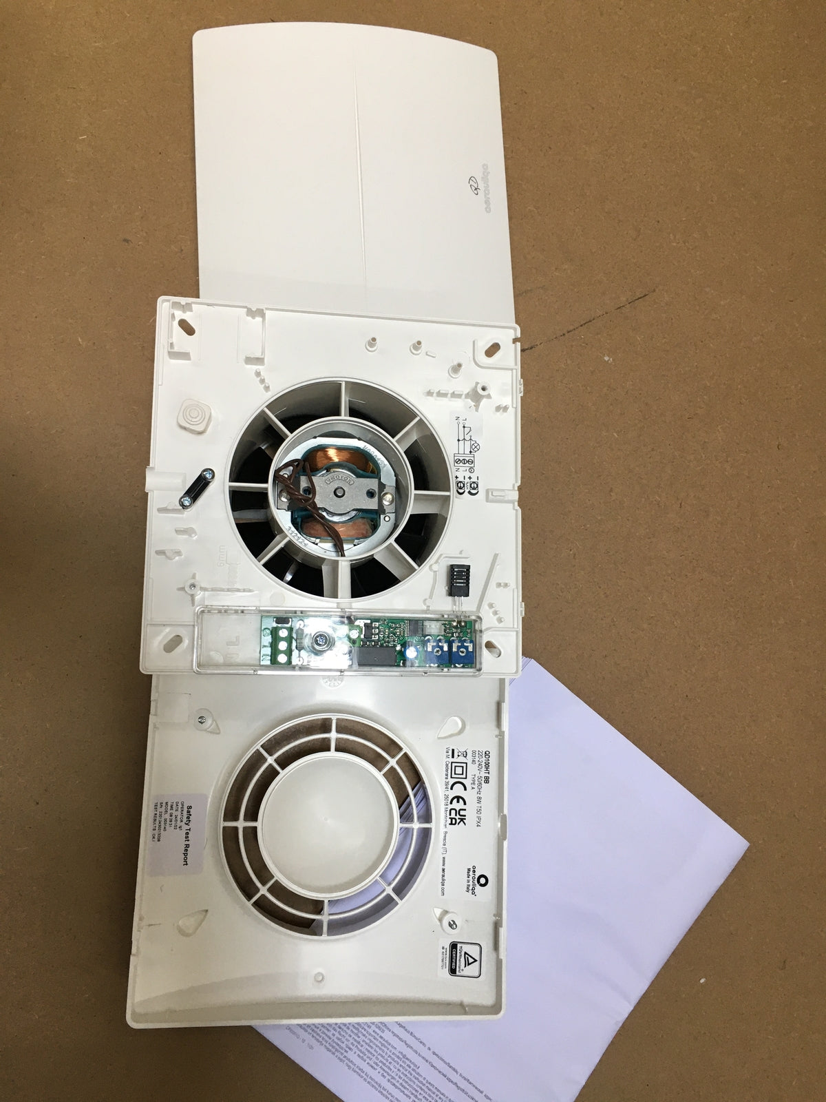 AERAULIQA 3140 QD100HTBB Luftabsaugung, Weiß RAL 9010, V13814