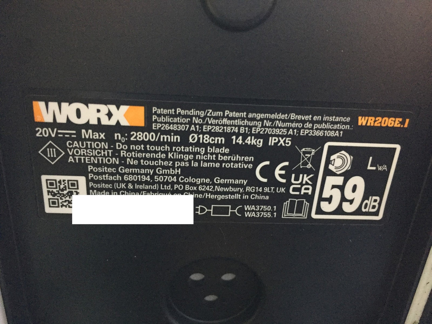 WORX Landroid Vision M600 Mähroboter WR206E.1 für Gärten bis 600m², I33359