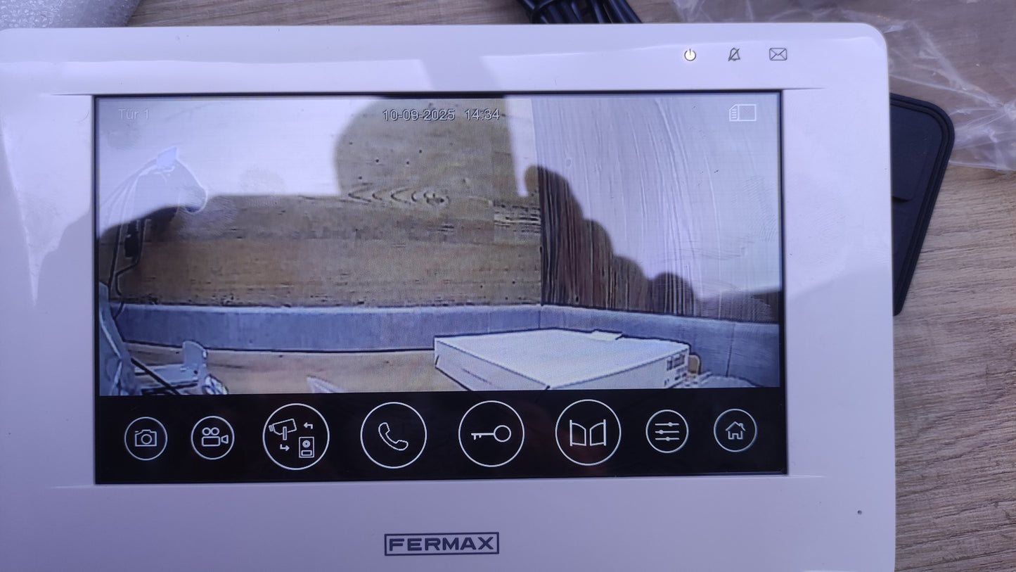 Fermax F1393 Video-Türsprechanlage, 7 Zoll (17,8 cm), WLAN-Touchscreen, I33848