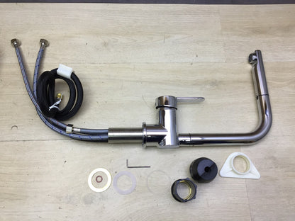 SCHÜTTE 79700 London Küchenarmatur mit ausziehbarer Brause, Wasserhahn, I34005