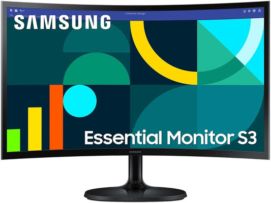 Samsung S3 S24D362GAU Essential Monitor 24" FHD 1920x1080 VA HDMI VGA 100Hz 4ms