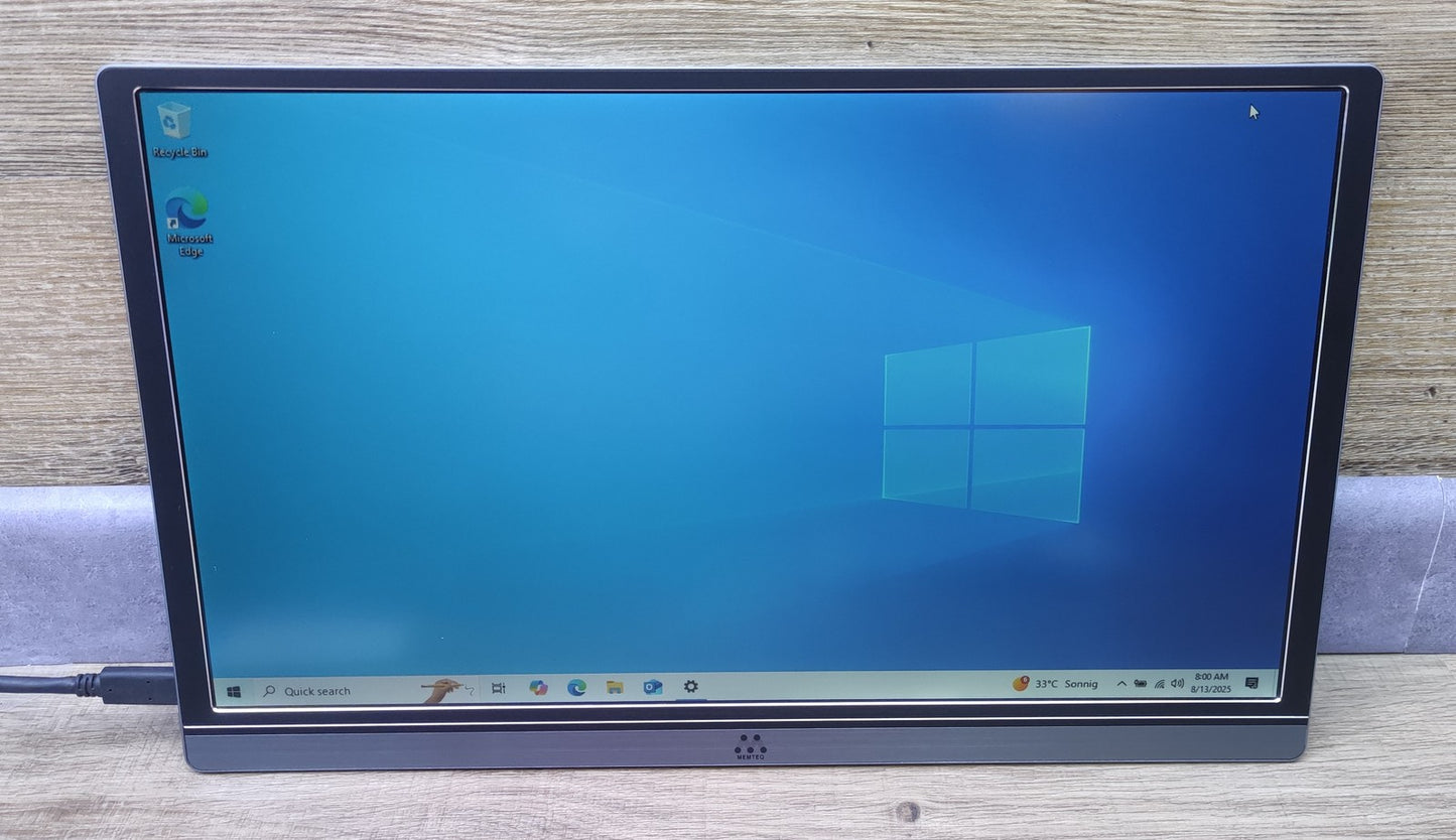MEMTEQ Z1 Tragbarer Monitor 15,6" FHD 1920x1080 IPS USB-C Mini-HDMI Grau