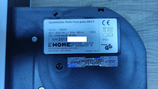 HOMEPILOT RolloTron pure DECT Gurtwickler (10302345), I33590