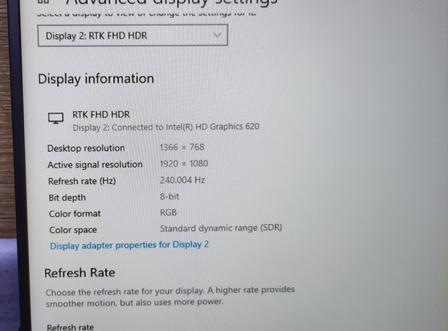 Uperfect Portable Monitor 17.3" 1920x1080 USB-C Mini HDMI 240Hz Speaker 