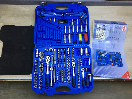 BGS 8820 Steckschlüssel-Satz 203-tlg., Wellenprofil 1/4" / 3/8" / 1/2", I34298