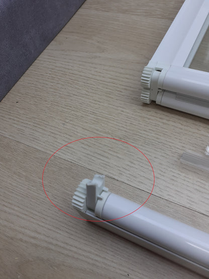 Aurlane Triple White Badewannenfaltwand 125 x 143 cm, mit Klarglas, I17452