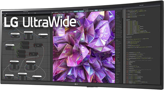 LG UltraWide 34WQ75X-B Monitor 34" Curved QHD 3440x1440 HDR10 HDMI DP USB-C LAN 