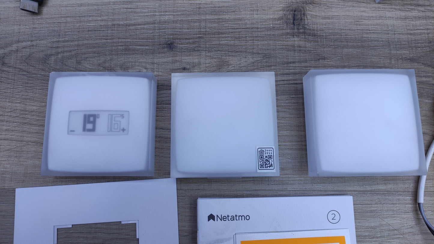 Netatmo Pack Smart Thermostat + 3 Thermostatic Heads, Remote Control, I32346