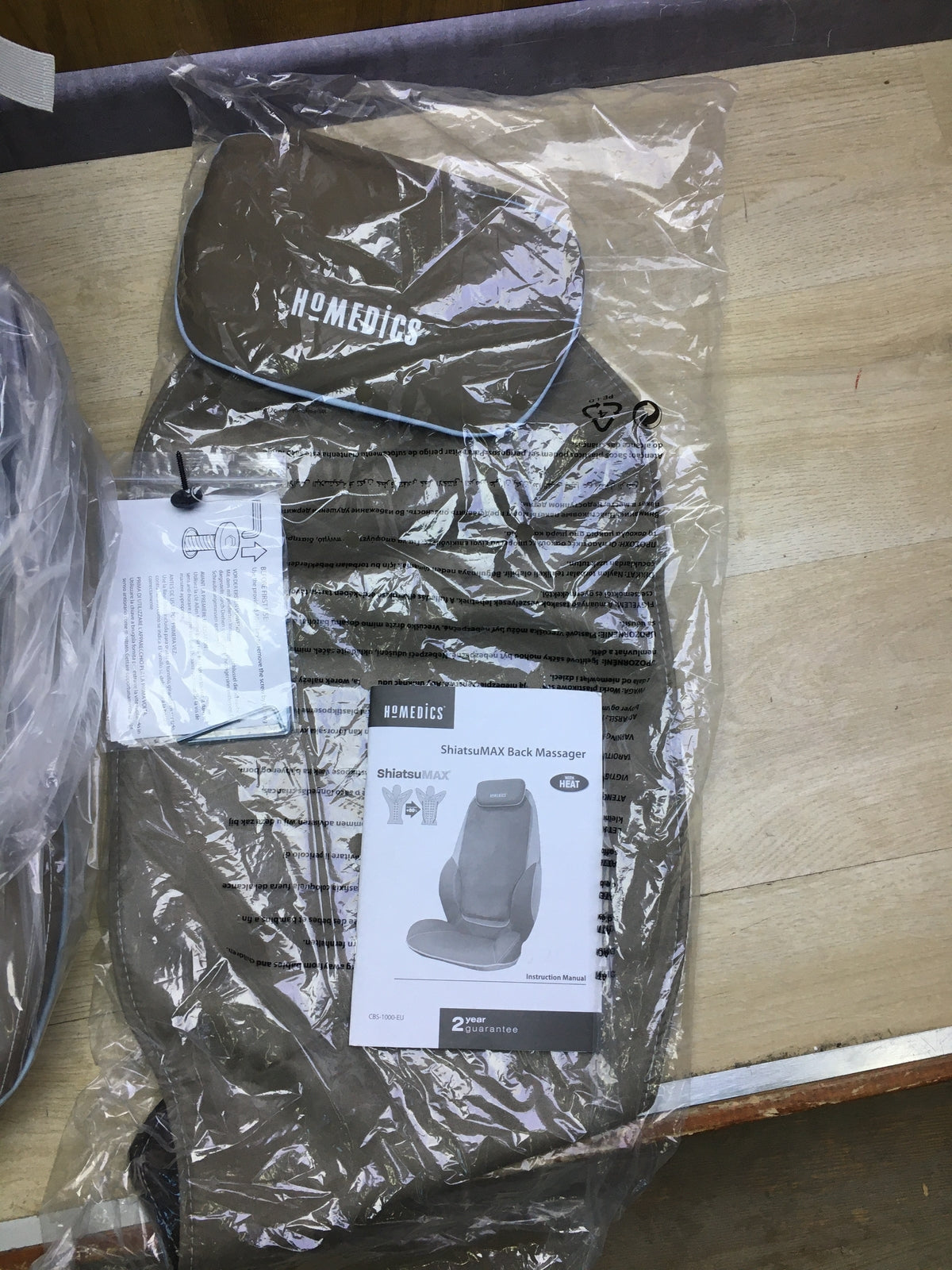 HoMedics CBS-1000-EU Shiatsu Massageauflage Vibrationsmassage, I30252