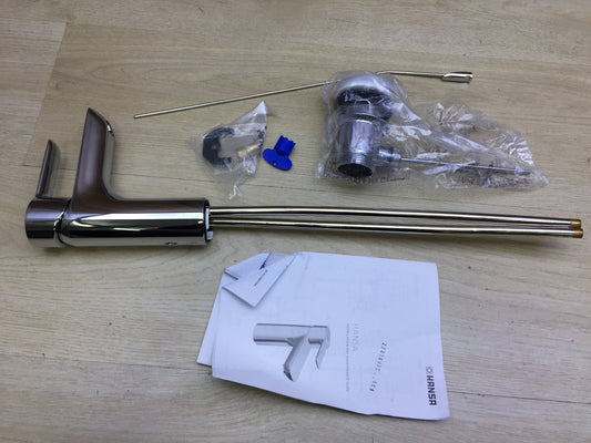 Hansa 06092103 Waschtischarmatur Hansaligna mit Ablaufgarnitur Wasserhahn I25532