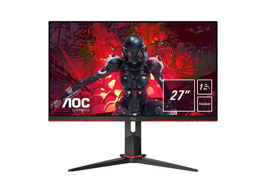 AOC Gaming 27G2U/BK Monitor 27" FHD 1920x1080 HDMI DP AMD FreeSync 144Hz 1ms