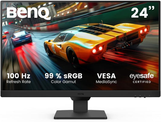 BenQ GW2490E Gaming Monitor 23.8" FHD 1920x1080 IPS HDMI DP 100Hz Speakers 