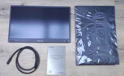 ASUS ZenScreen MB166C Monitor 15.6" FHD 1920x1080 USB-C IPS-Panel 60Hz schwarz