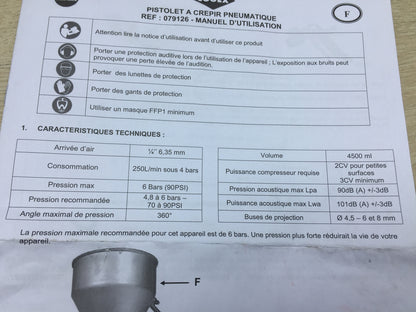 Cogex 79126 Pneumatische Trichterpistole, I16927