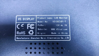 VS Display Industrieller Touch Monitor 15" (‎VS150ZJ01-T) 1024x768 IPS HDMI VGA