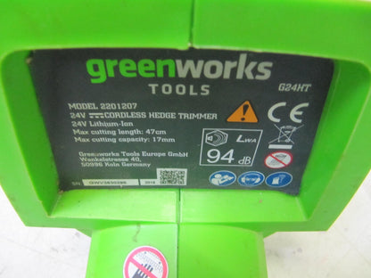 Greenworks Tools G24HT54 Akku-Heckenschere inkl. Ladegerät DEFEKT