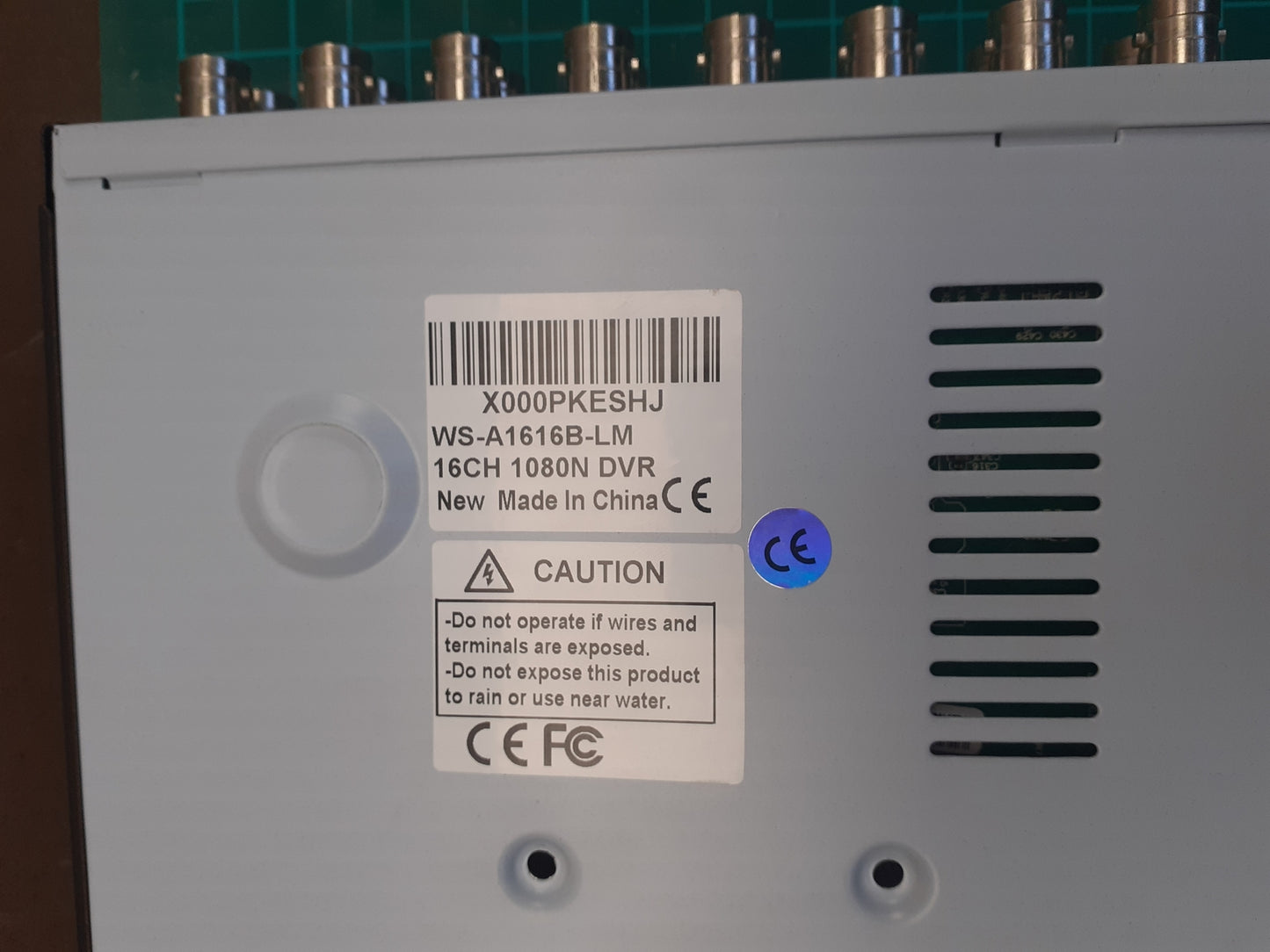 Westshine DVR 16 Kanal 1080N, H.265 CCTV Netzwerk DVR NVR, I03538