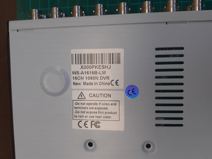 Westshine DVR 16 Kanal 1080N, H.265 CCTV Netzwerk DVR NVR, I03538