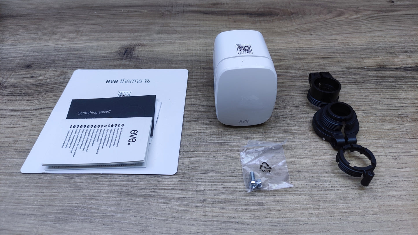 Eve Thermo Smartes Heizkörperthermostat mit LED-Display, I30791