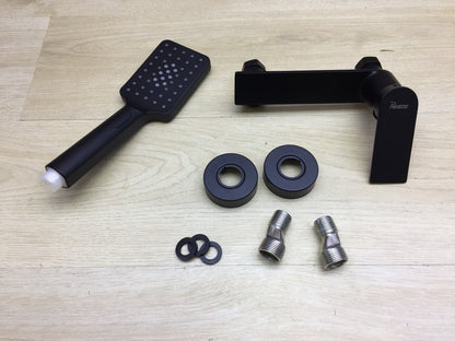 PHASAT Duschset schwarz, I21667