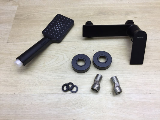 PHASAT Duschset schwarz, I21667