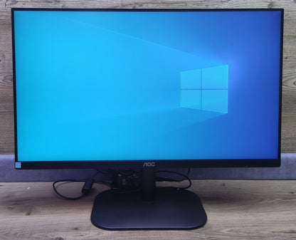 AOC 24B2XH Monitor 24" FHD 1920x1080 75Hz VGA HDMI IPS panel black 