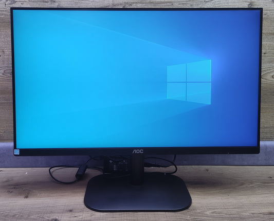 AOC 24B2XH Monitor 24" FHD 1920x1080 75Hz VGA HDMI IPS panel black 