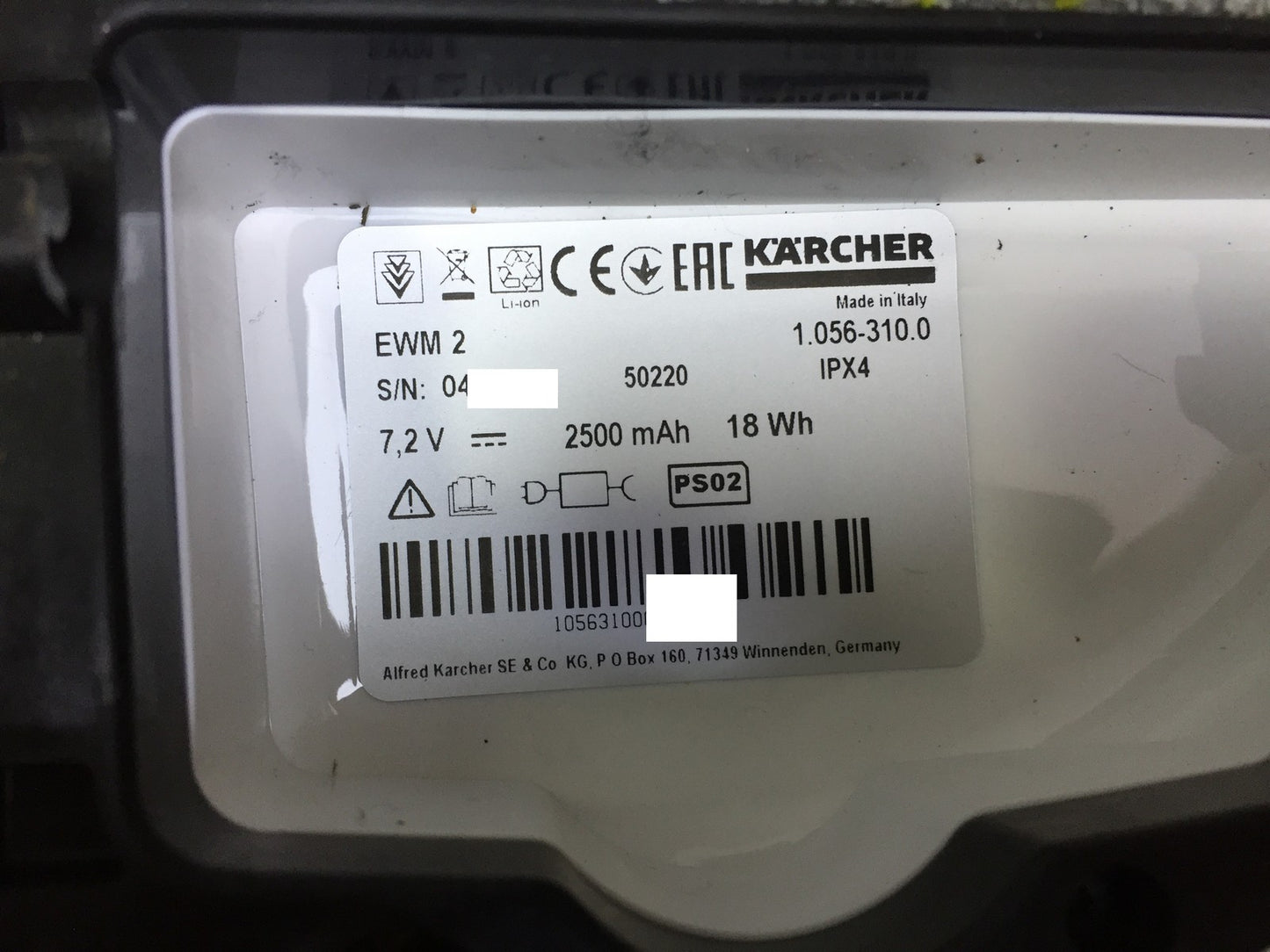 Kärcher Elektrischer Wischmopp EWM 2 (1.056-310.0), I33878