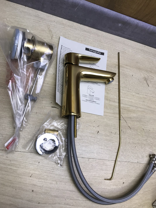Hansgrohe 71710990 Talis E 110 faucet, Polished Gold Optic, I31603 