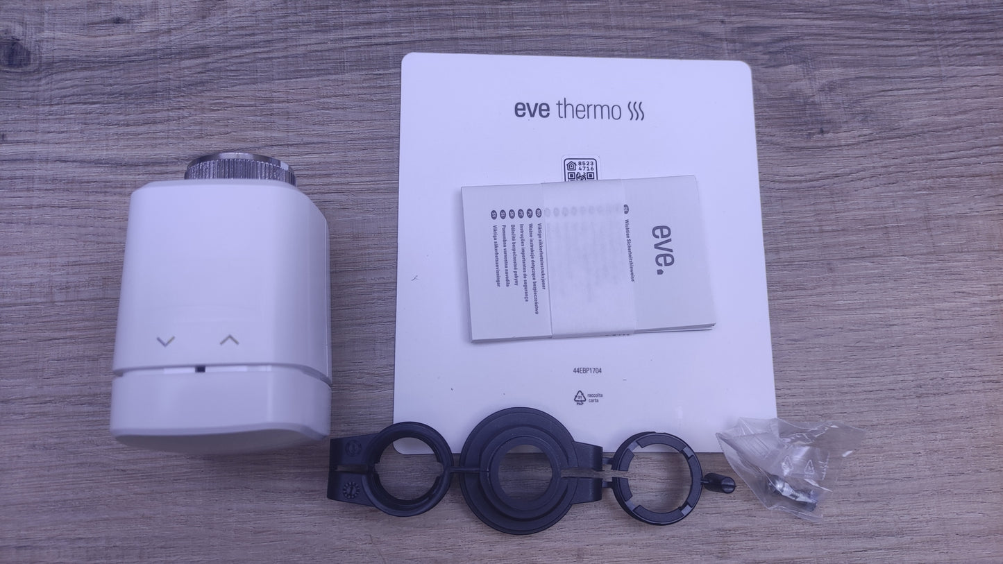 Eve Thermo Smartes Heizkörperthermostat mit LED-Display, I32516