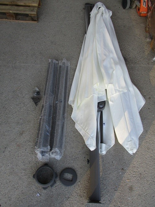 Sonnenschirm 3 x 3 ecru P/LATER Händler R03964