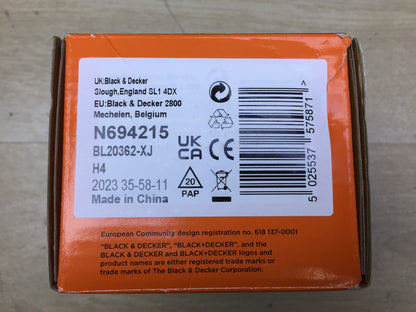Black&Decker BDC2A36 Starterset Akku mit Ladegerät 36V 2.0Ah Li-Ionen, I34158