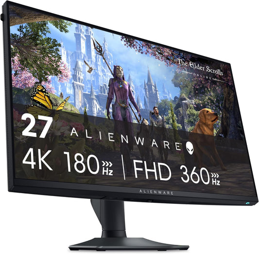Dell Alienware AW2725QF 4K Monitor 27" UHD 3840x2160 HDR NVIDIA G-Sync 360Hz OC