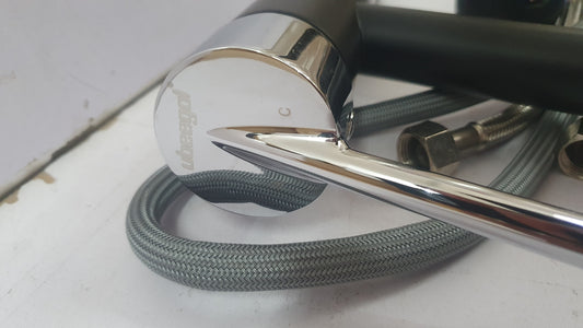 Ubeegol Ausziehbar Küchenarmatur Schwarz Einhebelmischer, I02961