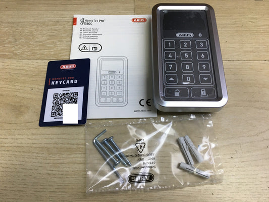 ABUS Bluetooth-Tastatur HomeTec Pro CFT 3100 BT silber, I34003