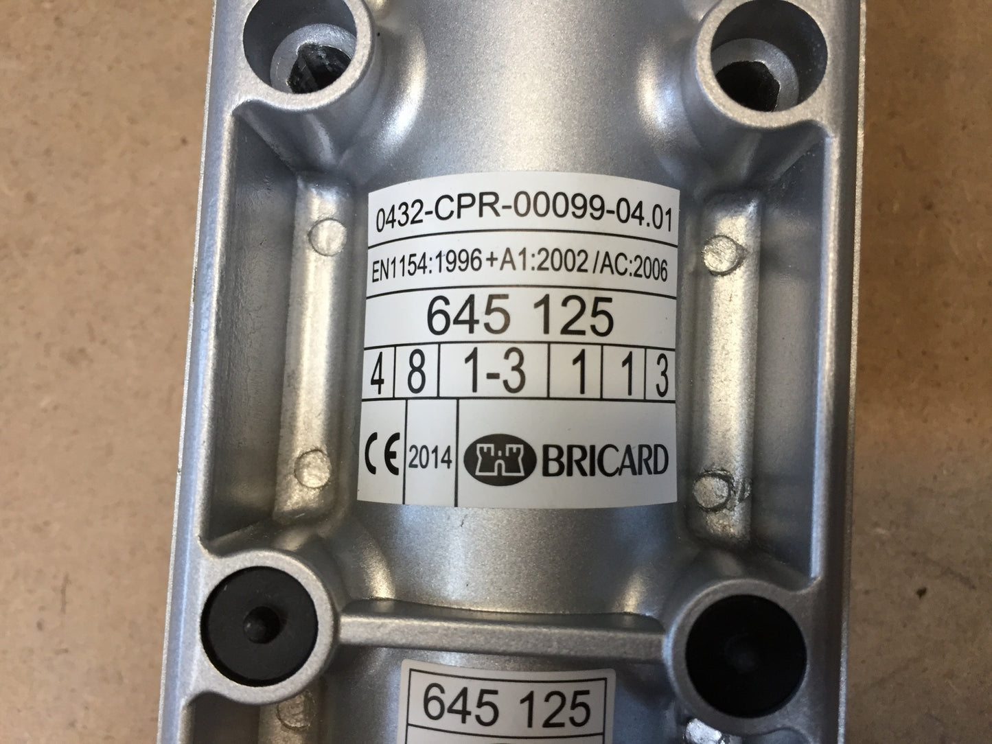 Bricard 6451257 Türschließer mit Zahnriemen, exzentriert, I13972