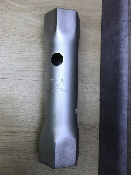 GEDORE 6213740 Doppelsteckschlüssel, 50 + 55 mm, 6-kant, 235 mm lang, I30715