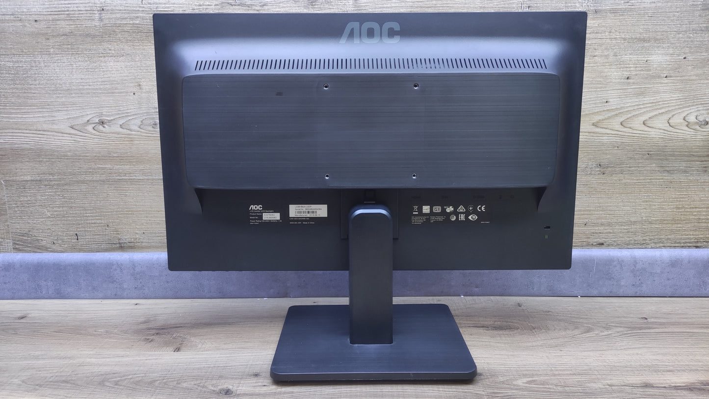 AOC E2275SWJ Monitor 21.5" FHD 1920x1080 TN HDMI VGA DVI 60Hz Speakers 