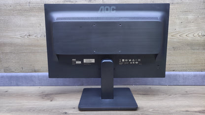 AOC E2275SWJ Monitor 21.5" FHD 1920x1080 TN HDMI VGA DVI 60Hz Speakers 