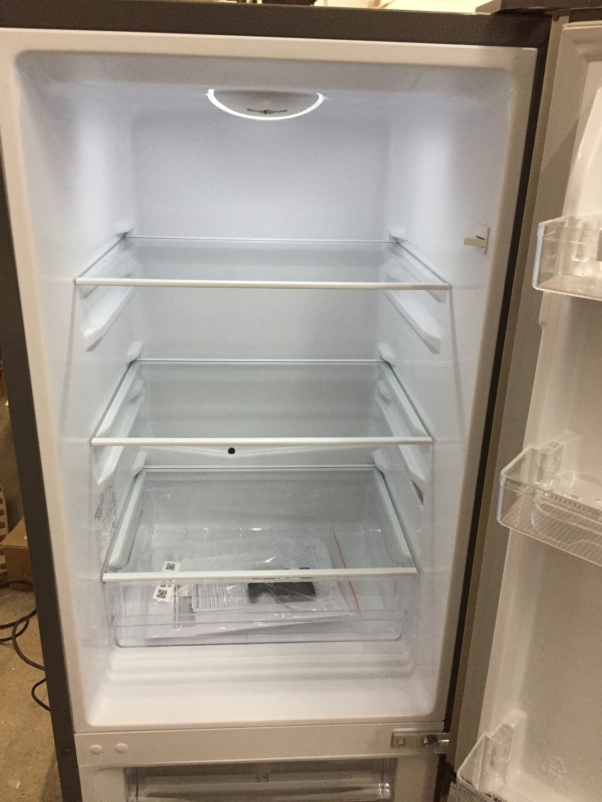 Bomann KG 320.2 Kühlschrank Gefrierfach Kühlgefrierkomb inox-look 175 L (732090)