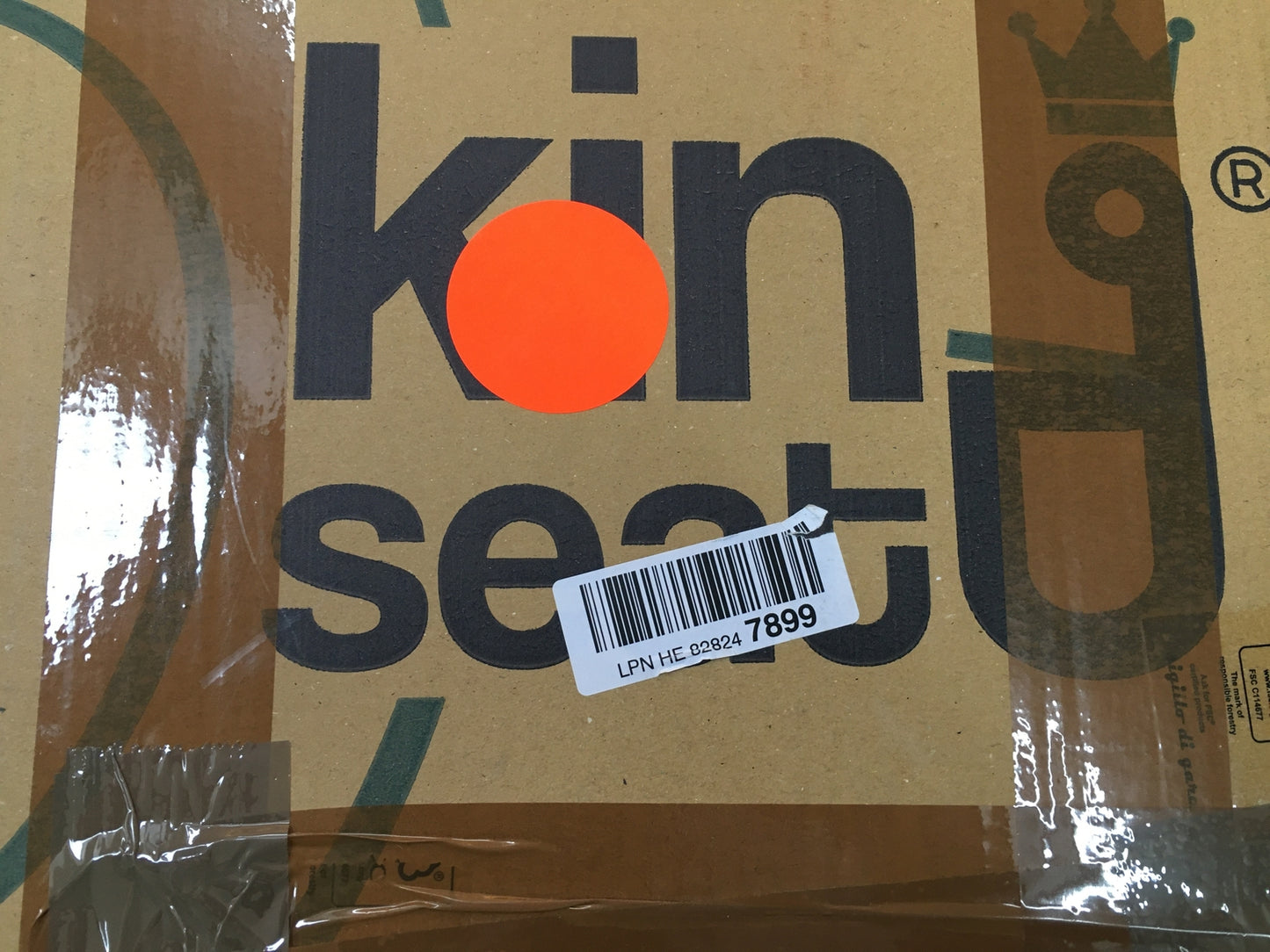 king seat  EM804 WC-Sitz, MDF, Hochglanzweiß, 44 x 36 x 4 cm, I31059