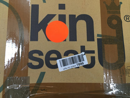 king seat  EM804 WC-Sitz, MDF, Hochglanzweiß, 44 x 36 x 4 cm, I31059