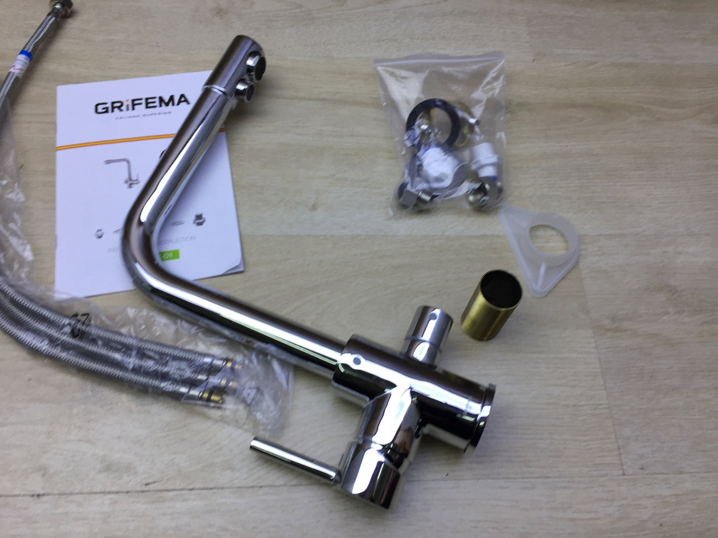 GRIFEMA G4003 Küchenarmatur, Wasserhahn, 3 Wege, I22126