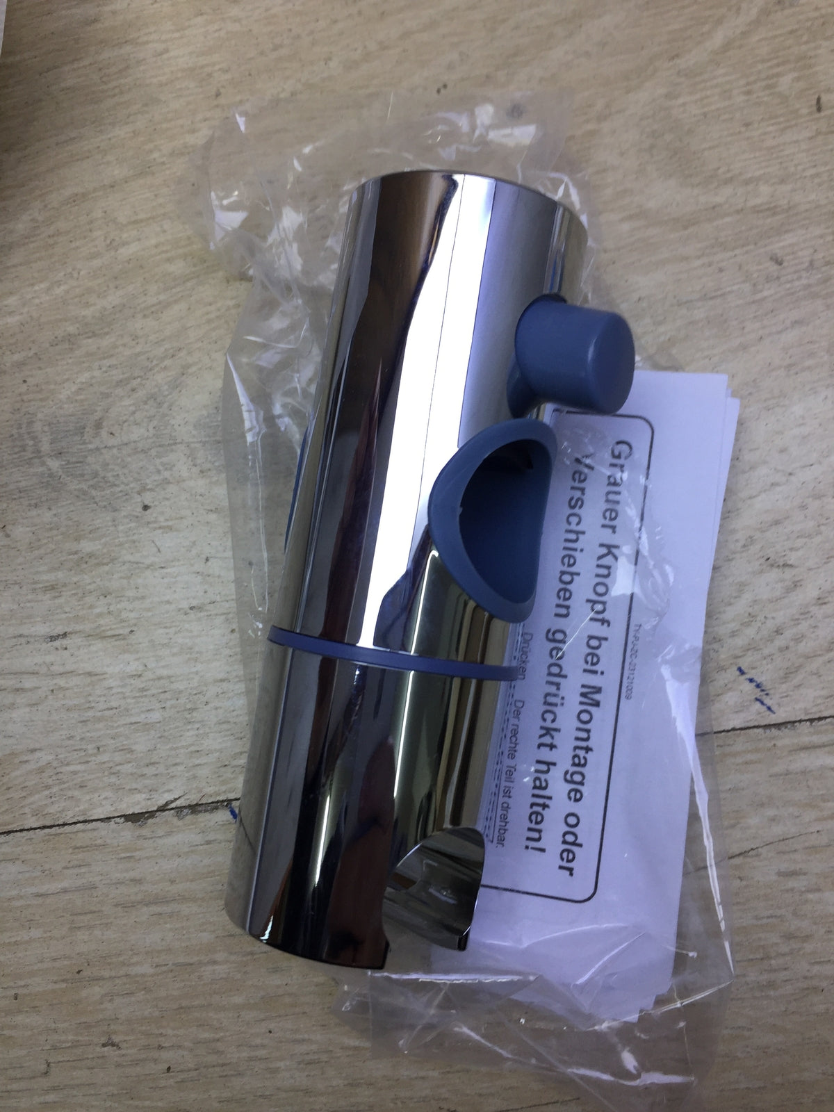 Görbach stainless steel shower set with diverter, rain shower, I32315