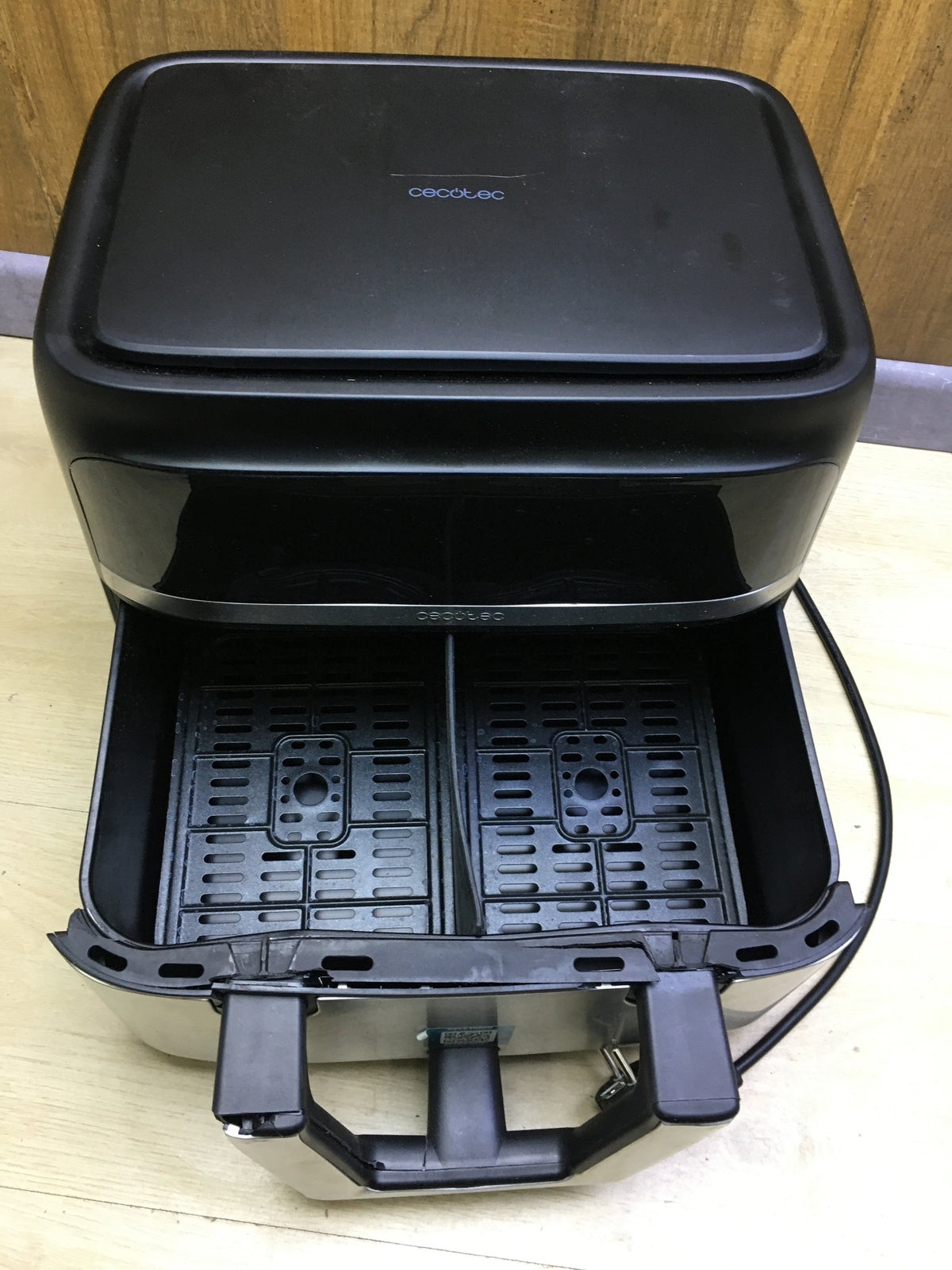 Cecotec 04996 Heißluftfritteuse CecoFry Dual 9000, 2850W, I31187