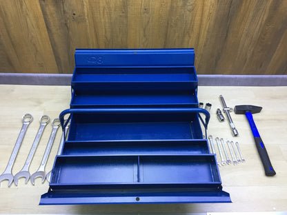 BGS 3306 Metall-Werkzeugkoffer inkl. Werkzeug-Sortiment 40-tlg. I24173