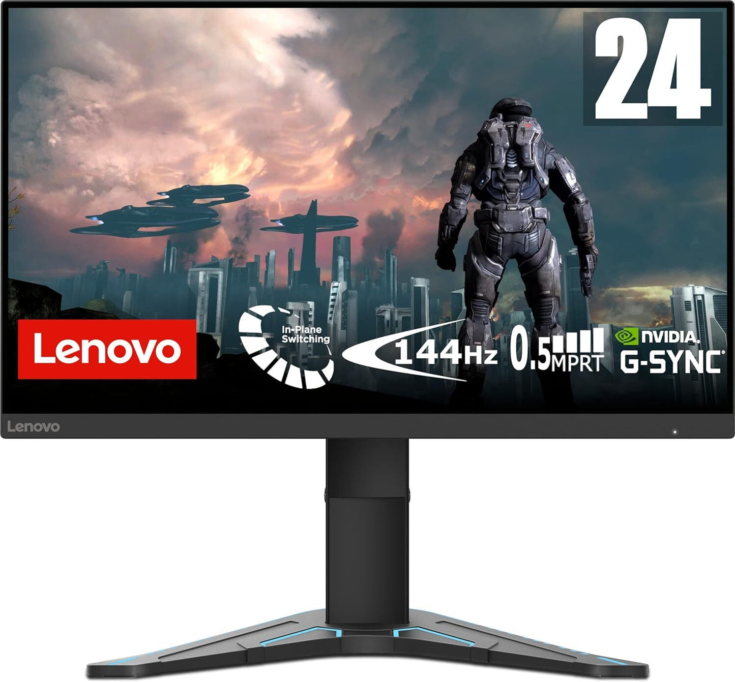 Lenovo G24-27 Gaming Monitor 23.8" FHD 1920x1080 HDMI DP AMD FreeSync 165Hz OC 