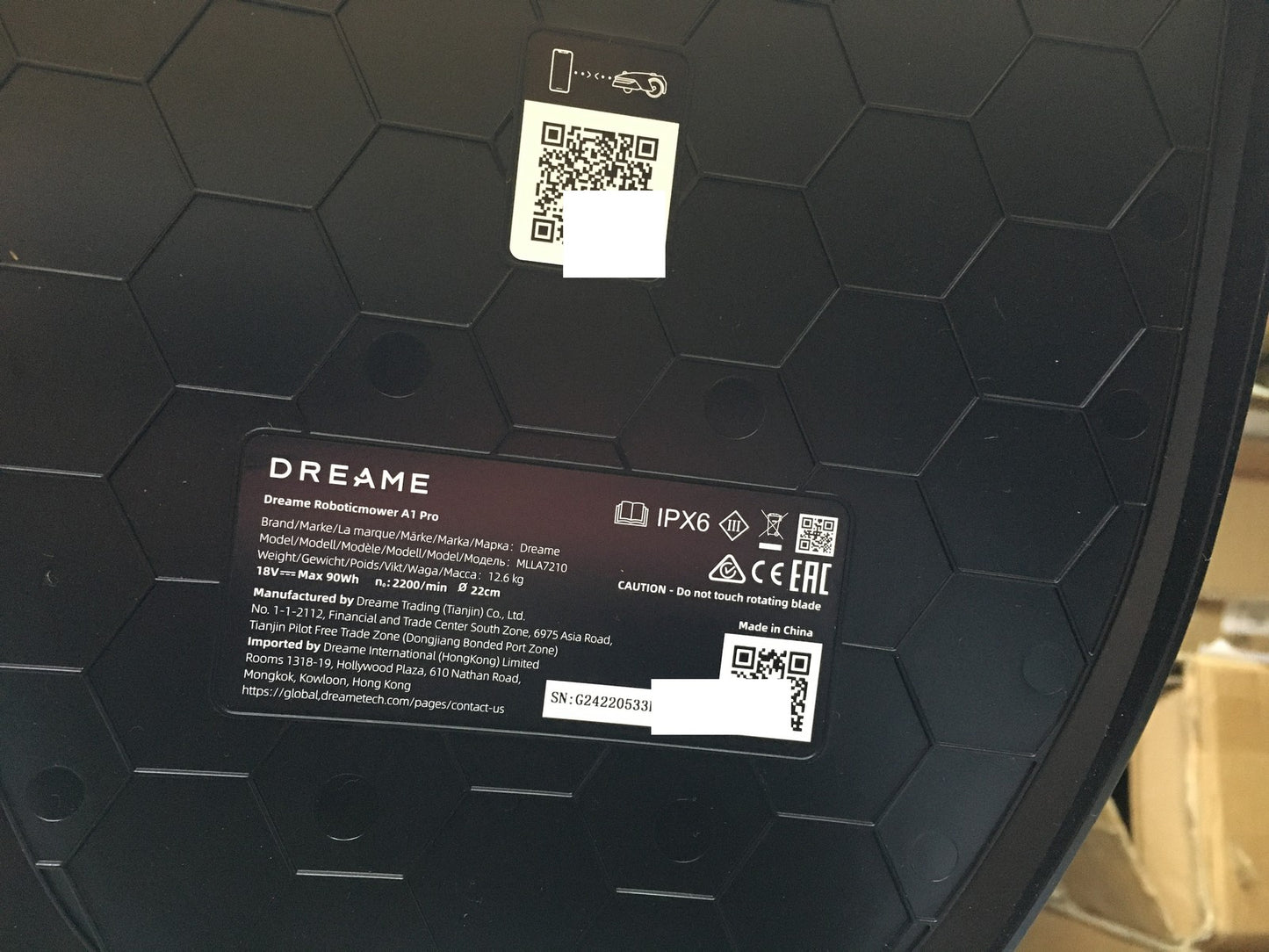 DREAME Intelligenter Mähroboter A1 Pro bis 2000m² 3D Sensor (MLLA7210) I34348