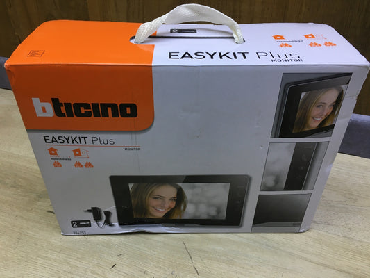Bticino 334253 Video Door Intercom, Indoor Unit, with 2 Wires, 7" I31403 